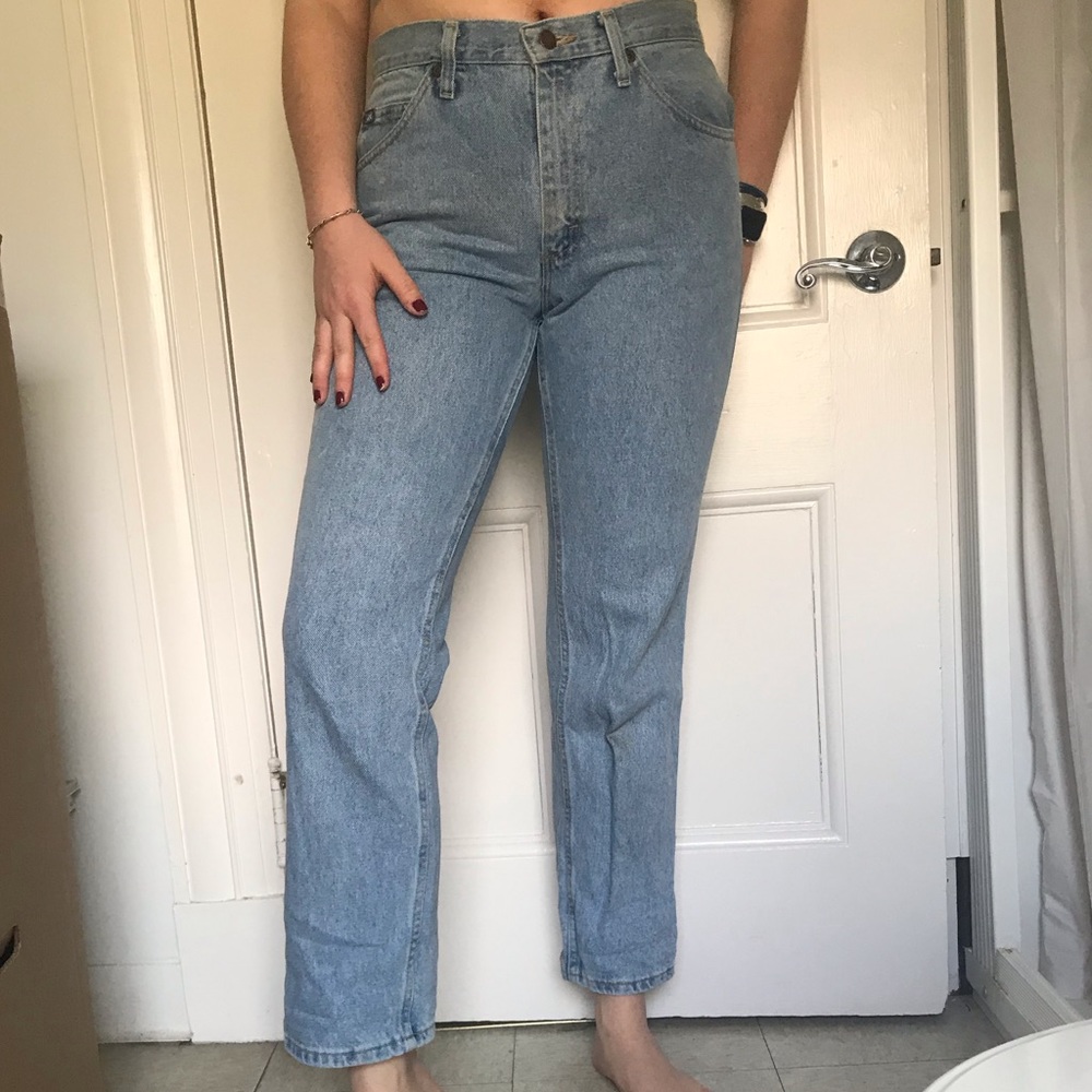 High Waisted Mom Jeans